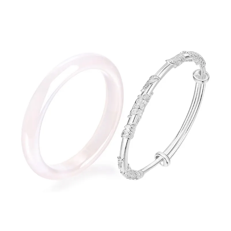 MIGU Glass Cat Eye Bangles Women's-0