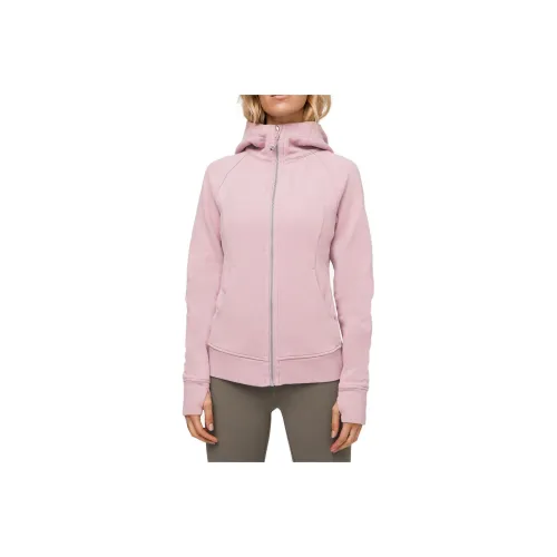 Stone Scuba Long jackets Coats Women's Smoky Pink