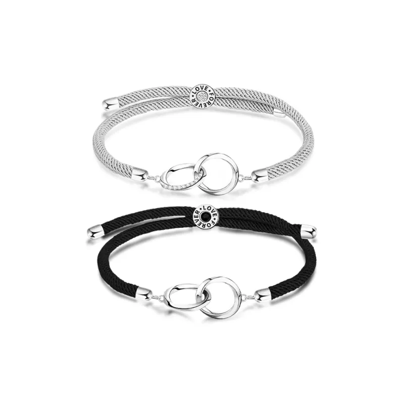 TRUE ME Alloy Rope Bracelets Unisex-6