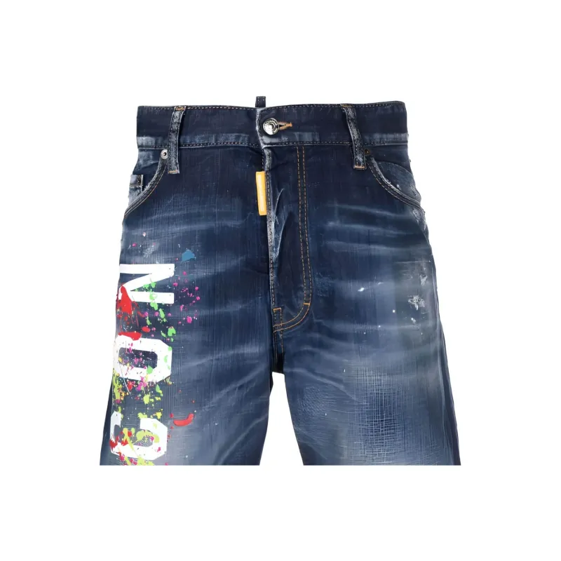 DSQUARED 2 FW22 Denim Shorts Men's Blue-4