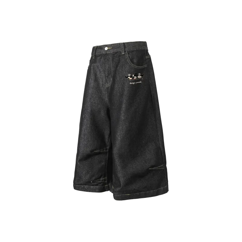 Kung Fu Panda Denim Shorts Unisex-1