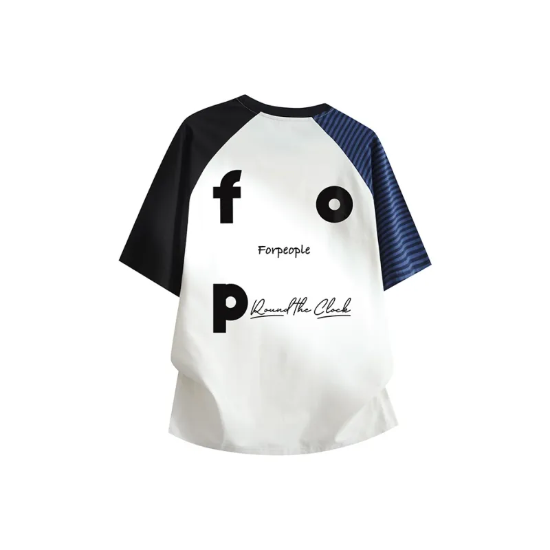 FAX FOR FMACM T Shirt Unisex Black White Stripes-3