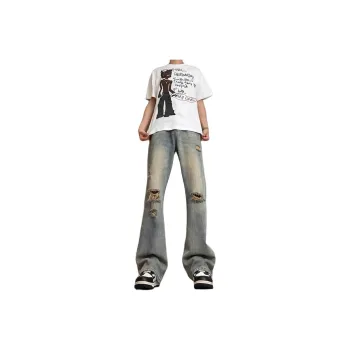 DARK HORSE Jeans Unisex Vintage Blue