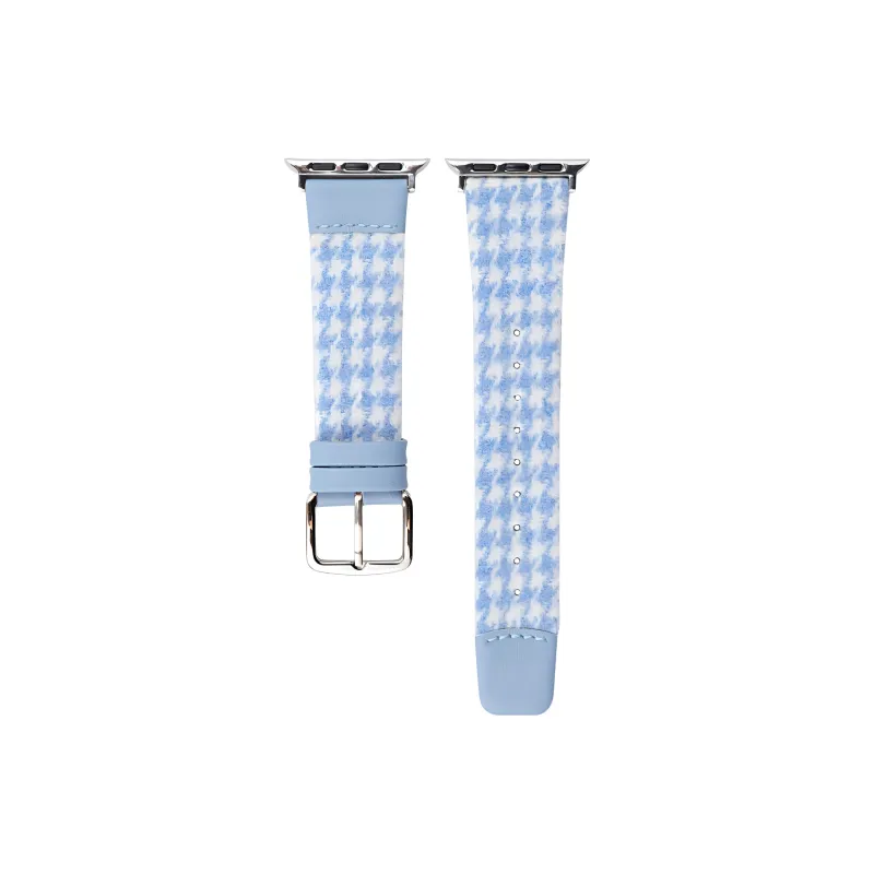 KVZUVUU Watch Band Apple Compatibility Metal, Leather Material-7