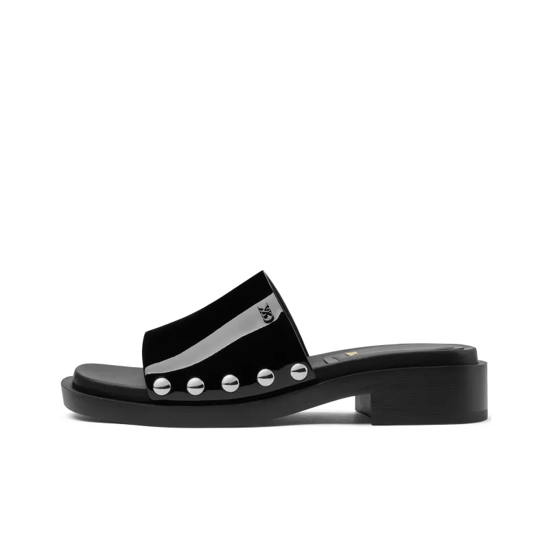 CHARLES&KEITH Composite Sole Slide Slippers 3.3cm Women's-0