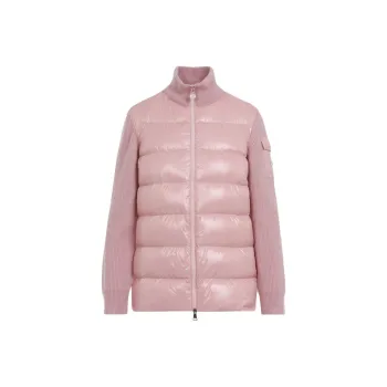 Moncler Panelled Zip-Up Padded Cardigan