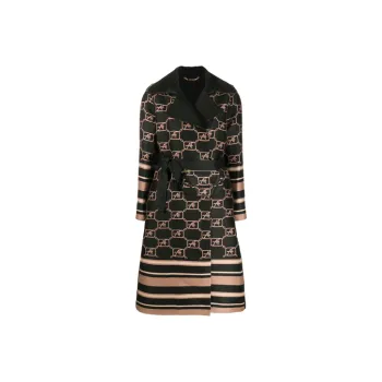 ALBERTA FERRETTI Coats Women's Black