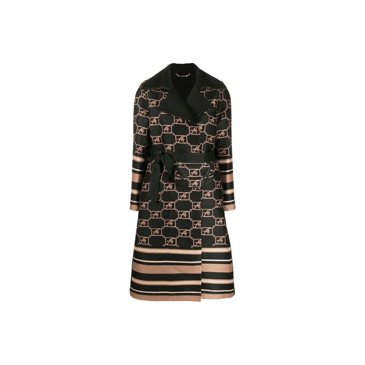 ALBERTA FERRETTI Coats Women's Black-0