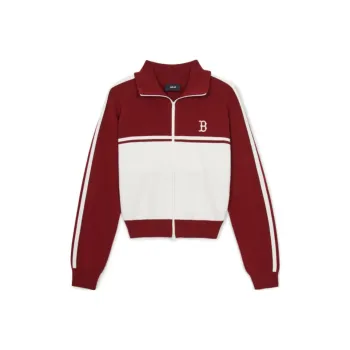 MLB VARSITY BOSTON RED SOX Jackets Coats Women's Burgundy