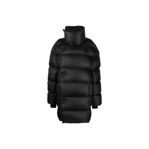 RICK OWENS Padded High neck Coat