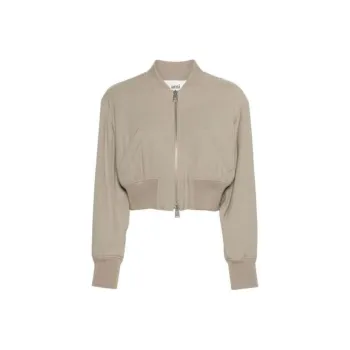 AMIPARIS Paris Zip Up Padded Bomber Jacket