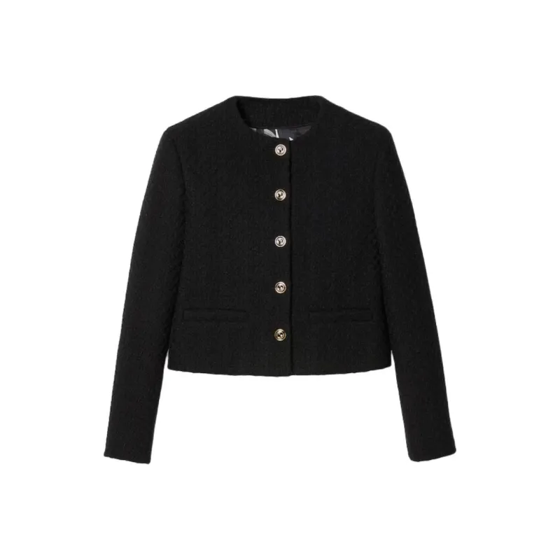 GUCCI Tweed Damier Button Up Jacket-0