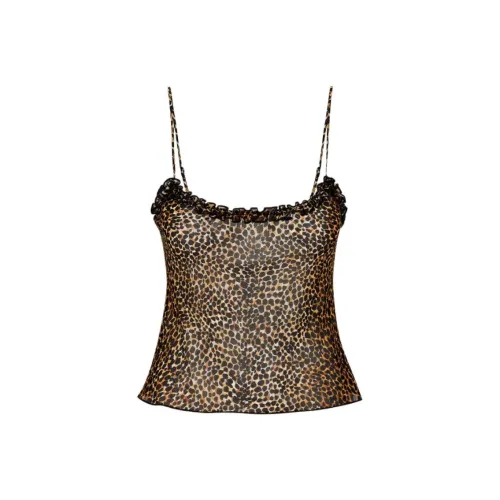 Realisation Par SS25 The Evie Camisole Women's Indie Leopard Print