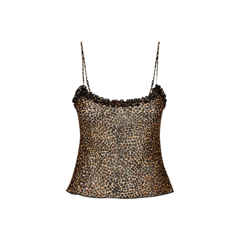 Realisation Par SS25 The Evie Camisole Women's Indie Leopard Print-0