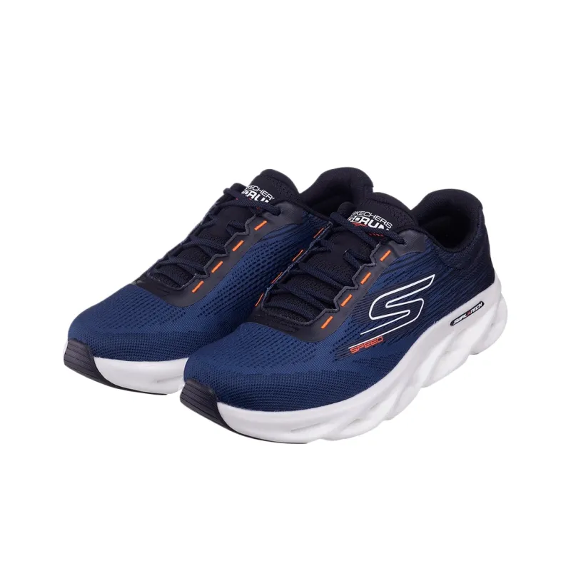 Skechers GO RUN Swirl Tech Speed Low Top Running Shoes Men's Blue-2