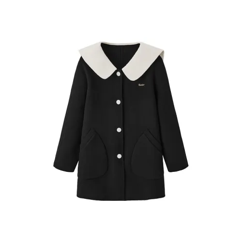 LEDIN Coats Women's Black In Stock