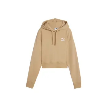 PUMA Better Classics Hoodie Sweatshirt Women's Light Brown