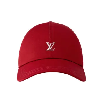 LOUIS VUITTON Cotton, Cotton Fabric Baseball Caps Women's Red