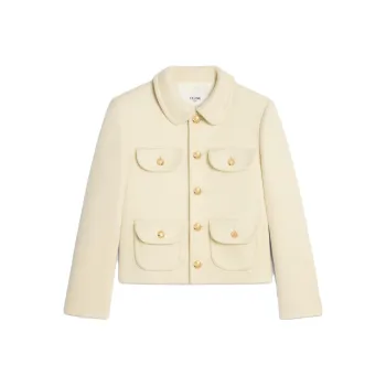 CELINE Collared Button Up Jacket