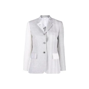 THOM BROWNE Patchwork Single Breasted Blazer