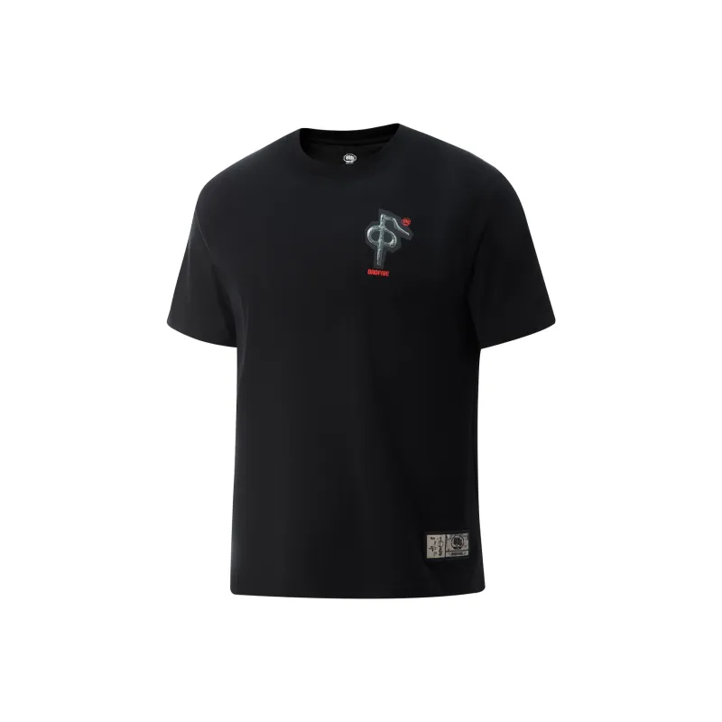 LiNing Basketball Collection T Shirt Men's Black-0