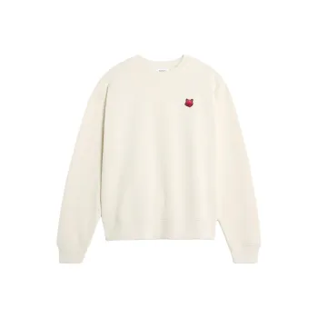 Maison Kitsune Bold Fox Head Patch Comfort Sweatshirt