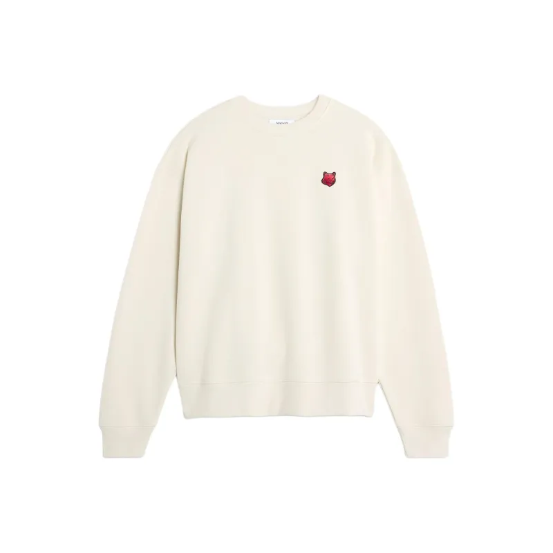 Maison Kitsune Bold Fox Head Patch Comfort Sweatshirt-0