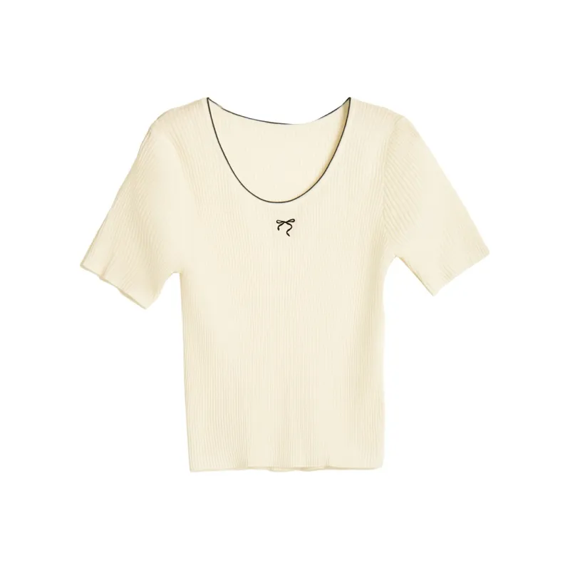 Olrain Polo Shirt Women's Beige Apricot-0