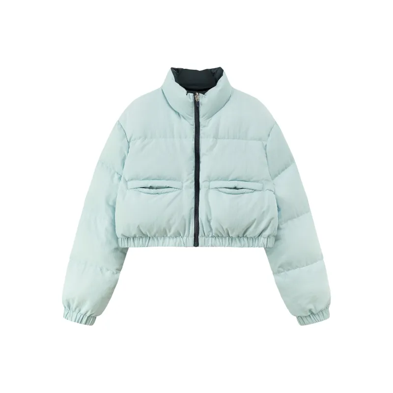 CHUU Down Jacket Women's Gray Pink-2