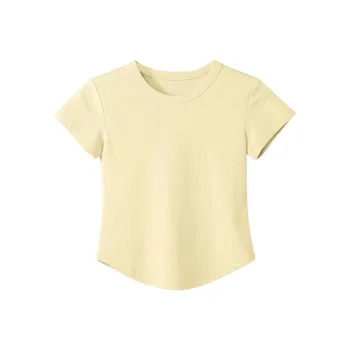 DOKZB Drop Shoulder Sleeve T Shirt Women's