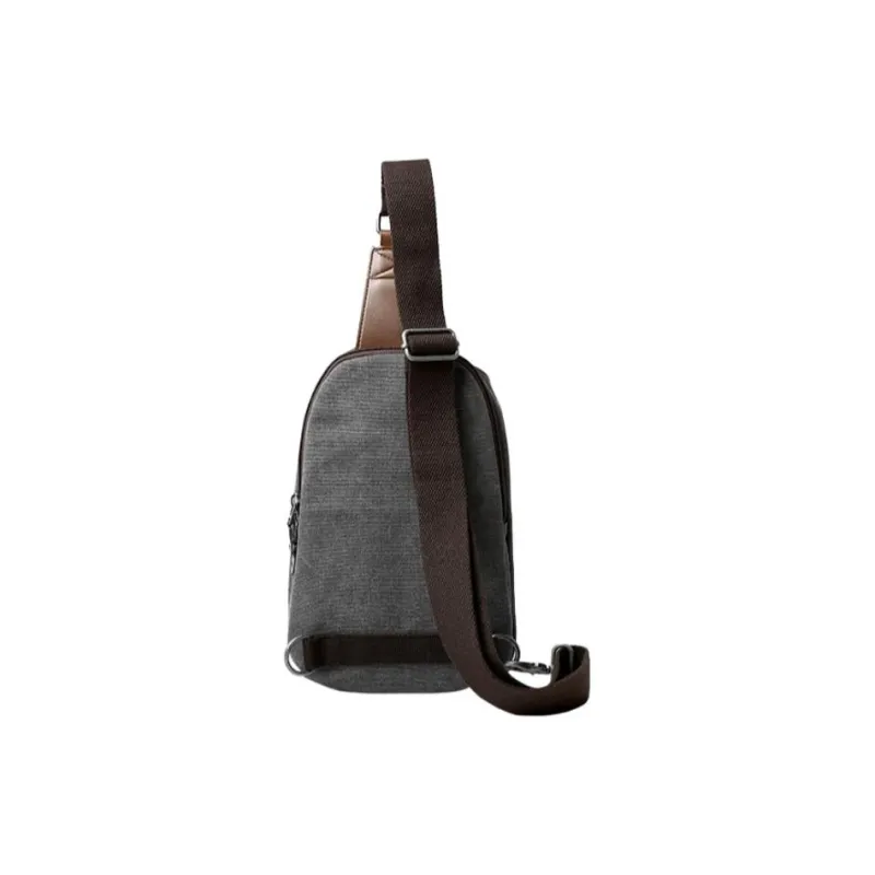VIHUS Canvas Sling Bag Regular Men's Multicolor-3