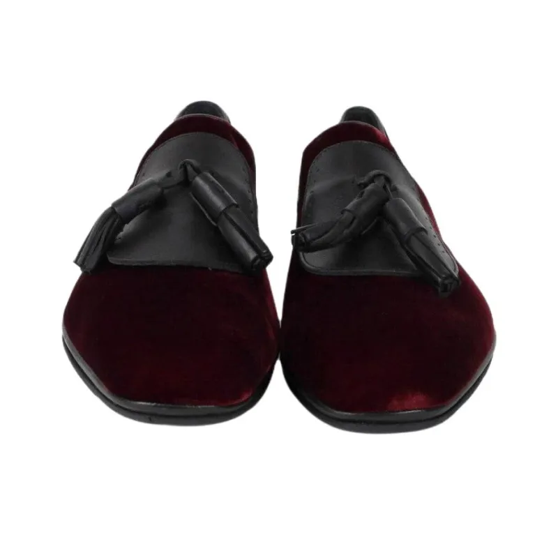 FERRAGAMO Finnegan Casual Shoes Men's Dark Red-4