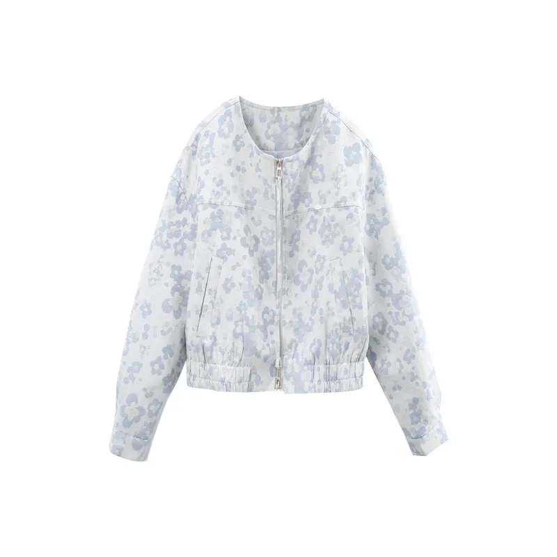 A Paradise For Awakening Jackets Coats Women's Blue-0