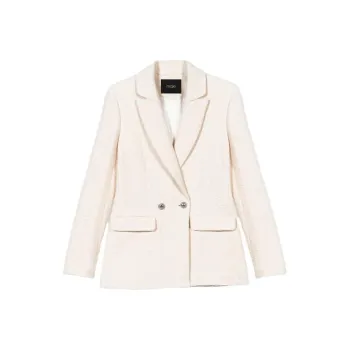 Maje Double breasted Tweed Blazer