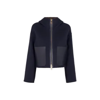 FENDI Jackets Coats Women's Marine Blue