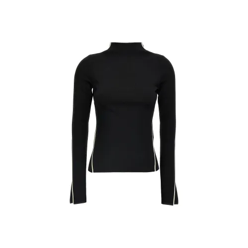 SportMax Adda Mock Neck Cut Out Jumper