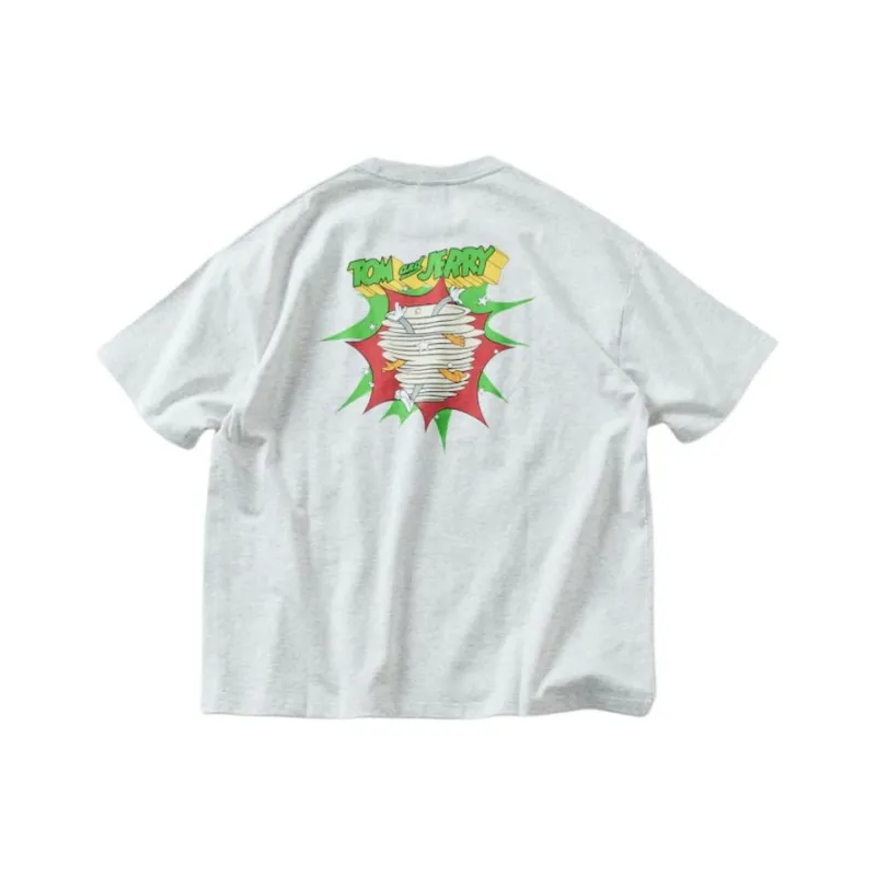 FREAK'S STORE x TOM & JERRY T Shirt Unisex Gray-1