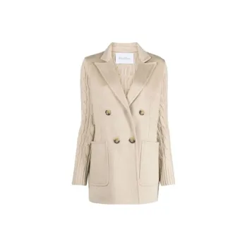 MaxMara Dalia Double breasted Cable knit Coat