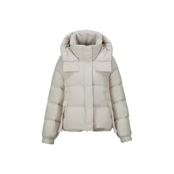 XIANGYING Down Jacket Women's Poetic Gray