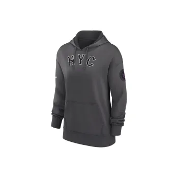 Nike MLB Collaboration New York Mets Authentic Collection Sweatshirt New York Mets Women's Gray