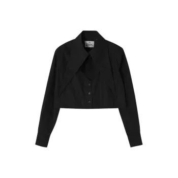 Vivienne Westwood Cut Out Cropped Shirt