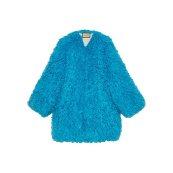 GUCCI Coats Women's Turquoise