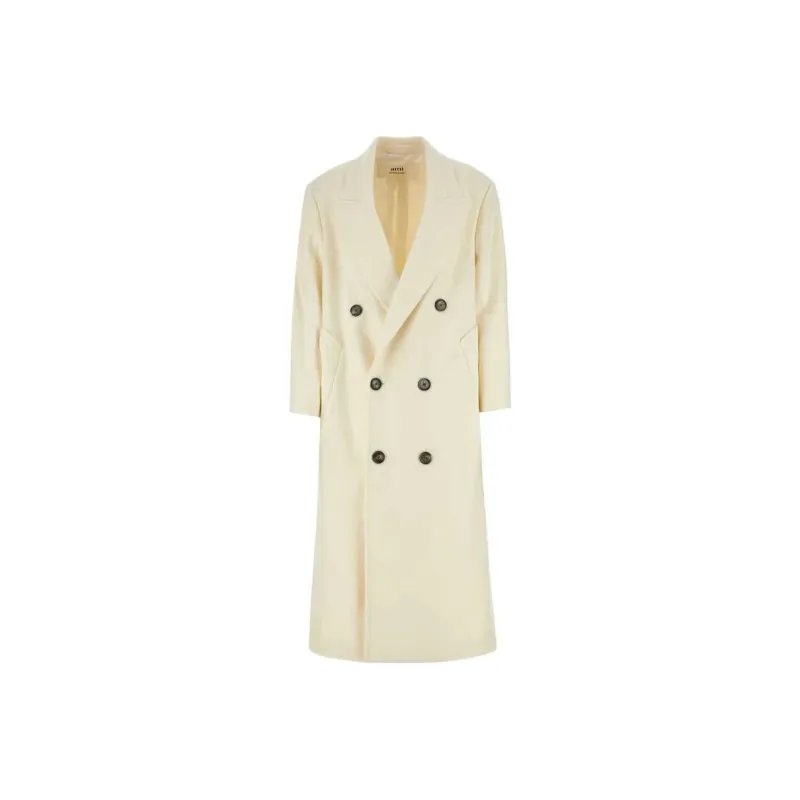 AMIPARIS Double Breasted Long Coat-0