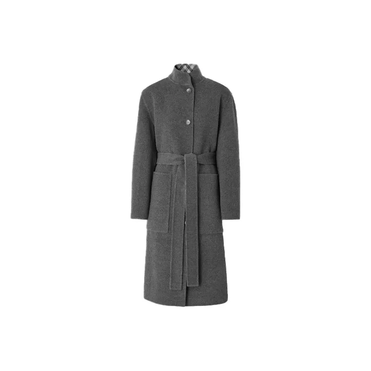 Burberry Coats Women's Gray-0