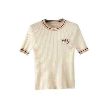 Late White Knitwear Women's Beige Apricot