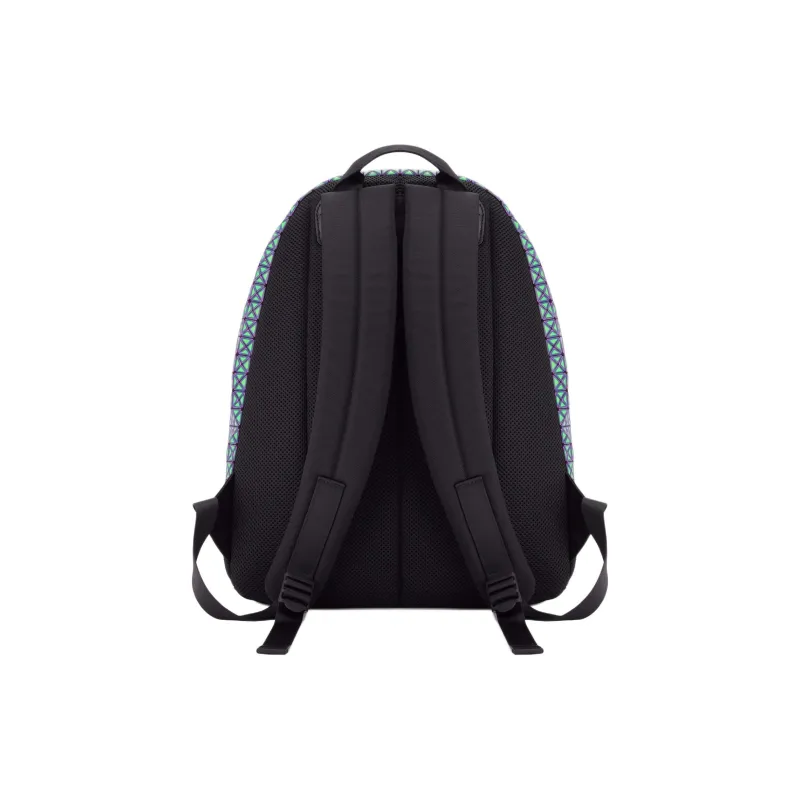 ISSEY MIYAKE Kuro Polyurethane Backpack Unisex Green-2