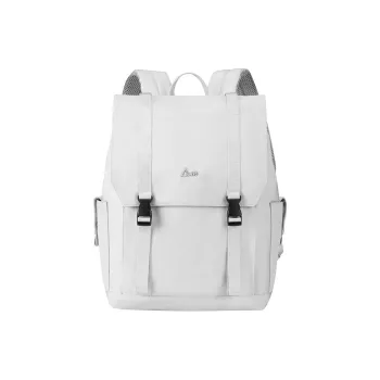 L&M Oxford Spinning, Polyester Backpack Regular Unisex White/Black