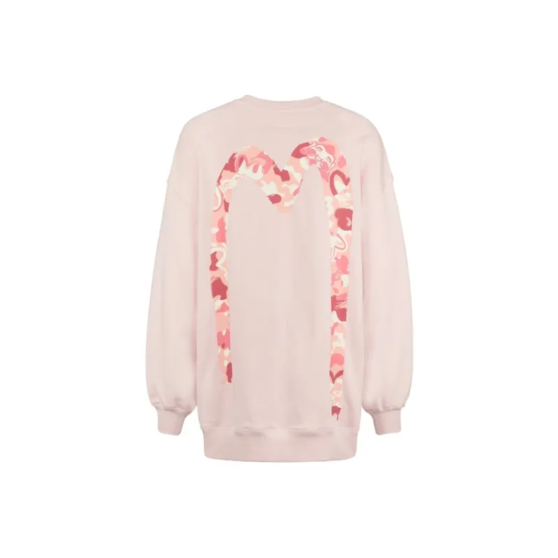EVISU Sweatshirts Unisex Pink-0