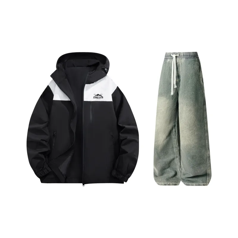 A.X.S.K Casual Sportswear Unisex Black-20