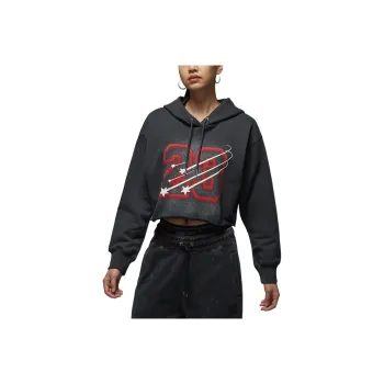 JORDAN Flight Fleece Women's Cropped Satin Lined Hoodie